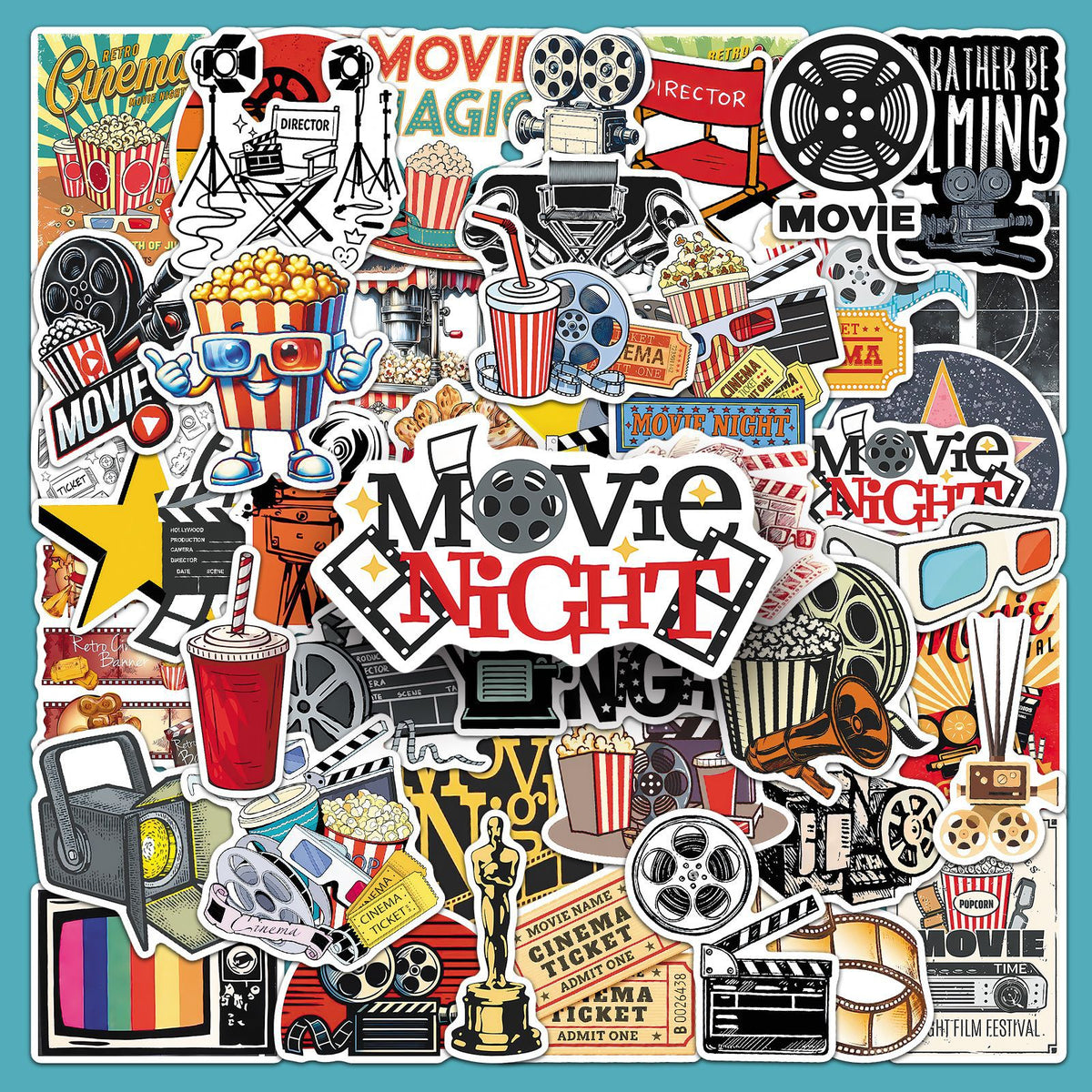 50 Personalized Stickers